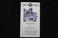 1939 APRIL 15-21 TRANS-LUX THEATRE PROGRAM - IDIOT'S DELIGHT-CLARK GABLE- K 1837