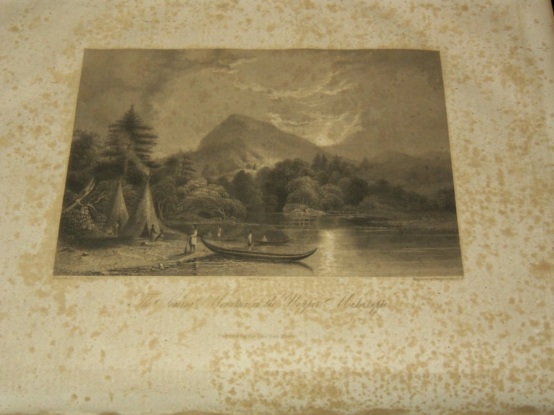1838-1839 NEW YORK MIRROR AND LADIES GAZETTE BOUND VOLUME - ENGRAVINGS - R 89R
