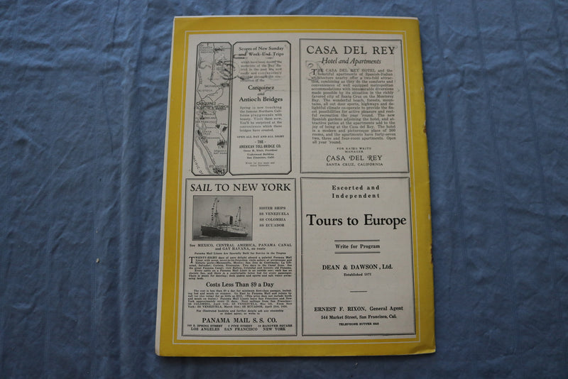 1928 APRIL 14 SAN FRANCISCO NEWS LETTER MAGAZINE - THE GIANT GEYSER - ST 5509O