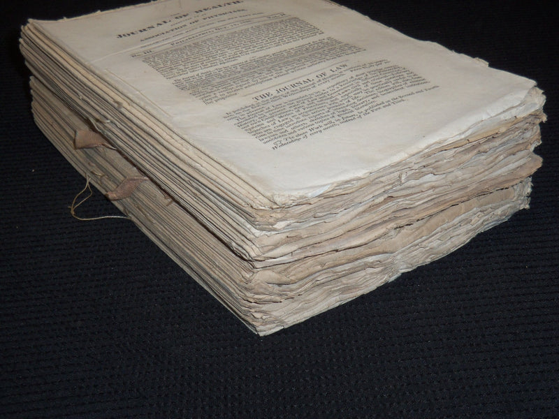 1828-1831 THE JOURNAL OF HEALTH MAGAZINE LOT OF 47 - PHILADELPHIA - O 2922E