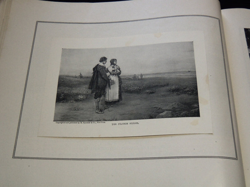 1920 SOUVENIR OF THE PILGRIM LAND BOOK - GREAT ILLUSTRATIONS - J 5325