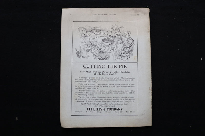 1917 JANUARY THE DRUGGISTS CIRCULAR MAGAZINE - E 10137