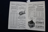 1952 FABRICATING MANUAL AND CATALOG - HOUSE OF PLASTICS - DETROIT, MI - K 920