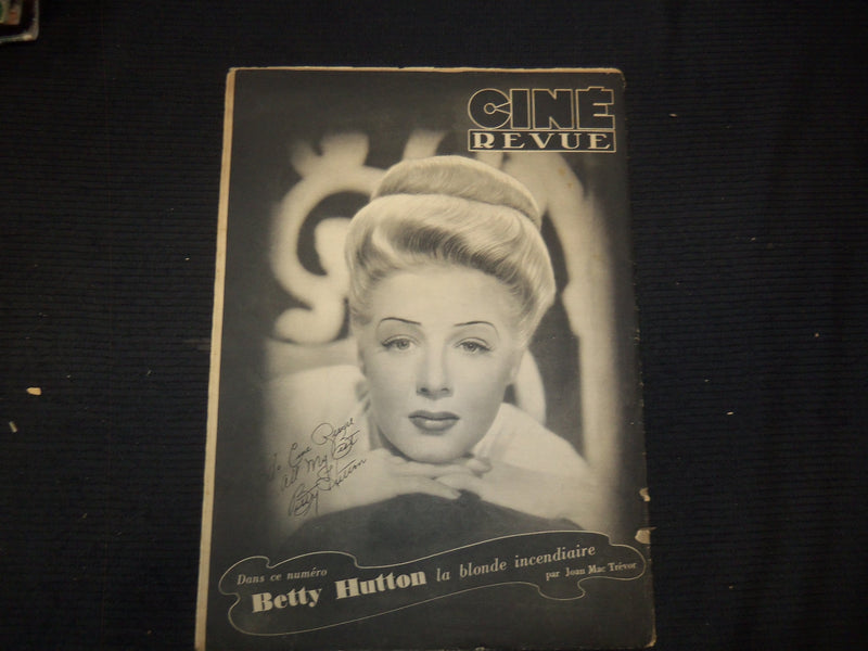 1947 JANUARY 10 CINE REVUE FRENCH MAGAZINE - GARY COOPER COVER - E 24724