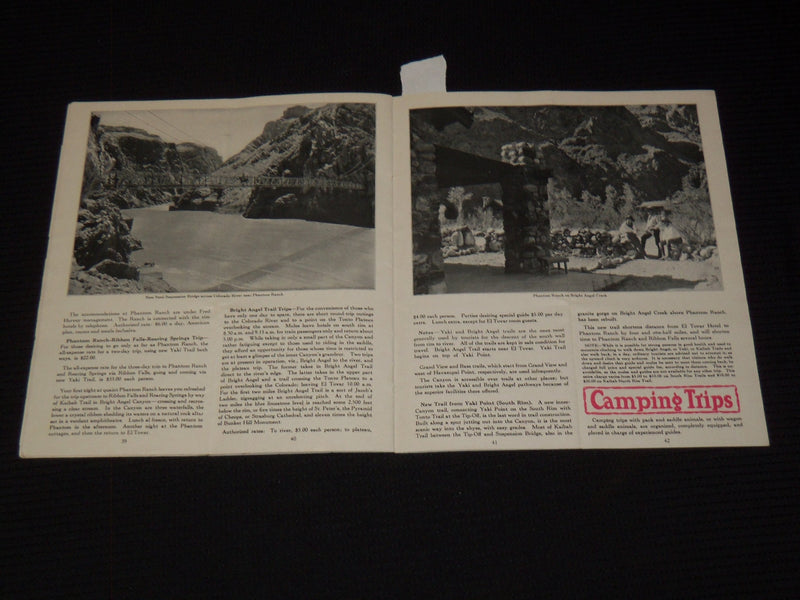 1931 GRAND CANYON OUTINGS BOOK - SANTA FE - J 9591