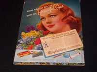 1939 WINTER SCREEN ALBUM MAGAZINE - OLIVIA DE HAVILLAND FRONT COVER - E 16498