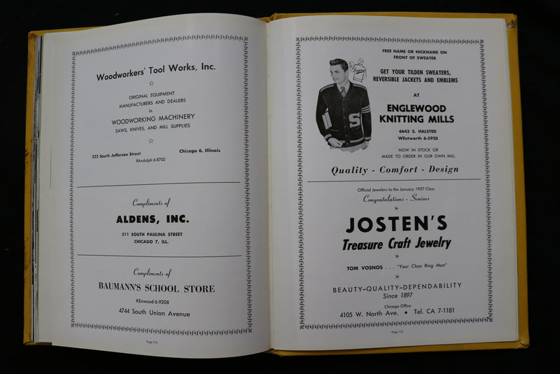 1957 THE CRAFTSMAN TILDEN TECHNICAL HIGH SCHOOL YEARBOOK - CHICAGO, IL - YB 3526