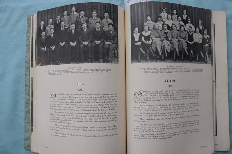 1933 THE BREIDIN COUGLIN HIGH SCHOOL YEARBOOK - WILKES-BARRE, PA - YB 3595