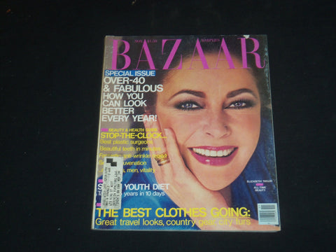 1979 NOVEMBER HARPER'S BAZAAR MAGAZINE - ELIZABETH TAYLOR COVER - SP 4302