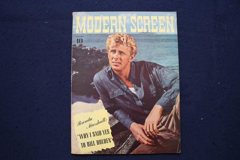 1941 NOVEMBER MODERN SCREEN MAGAZINE - STERLING HAYDEN COVER - E 17243