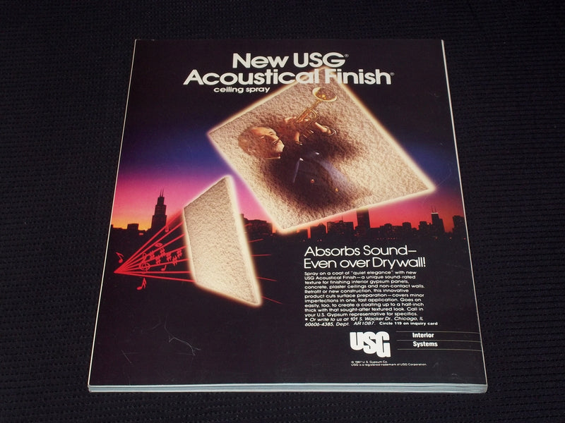 1987 OCTOBER ARCHITECTURAL RECORD MAGAZINE - HOSPITALS FRONT COVER - E 2920