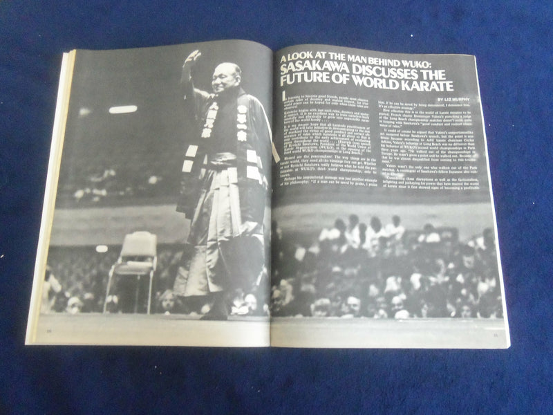 1976 FEBRUARY BLACK BELT MAGAZINE - AL DACASCOS COVER - F 375H