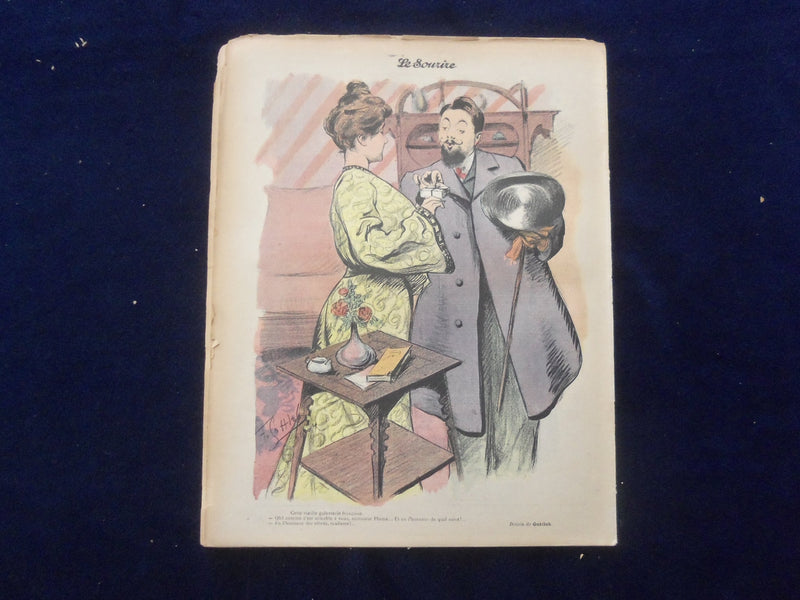1904 NOV 12 LE SOURIRE MAGAZINE - ILLUSTRATED COMEDY - FRENCH TEXT - SP 4866P