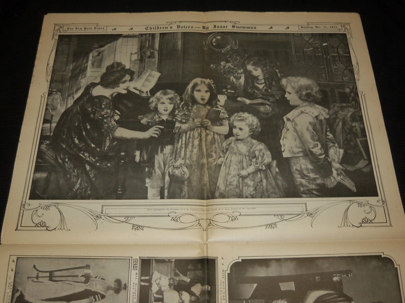 1911 DECEMBER 31 NEW YORK TIMES PICTURE SECTION - THE BITE - MOREAU - NP 5631