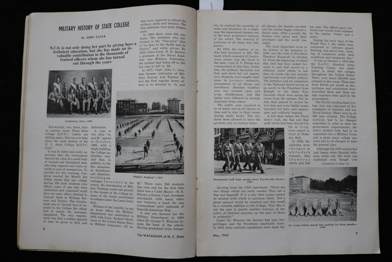 1943 JUNE THE WATAUGAN - THE MAGAZINE FOR COLLEGE MEN! - K 2876