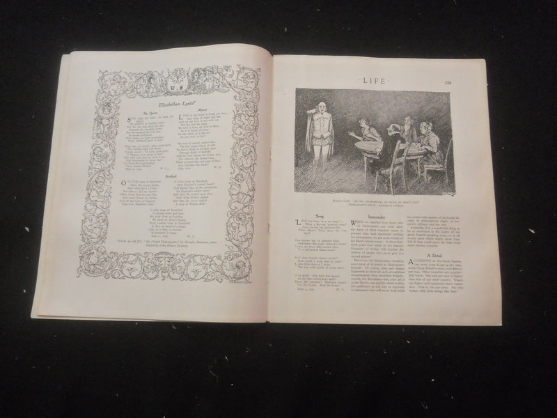 1916 APRIL 20 LIFE MAGAZINE - SHAKESPEARE NUMBER - 