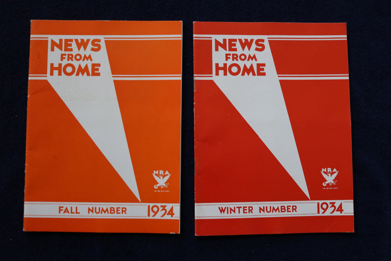 1933-1935 NEWS FROM HOME MAGAZINE - HOME INSURANCE COMPANY - LOT OF 11 - O 3635