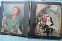 MOVIE STAR COLOROTO MAGAZINE SCRAPBOOK -CLAUDETTE COLBERT-PERRY COMO-CROSBY - #9