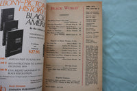 1976 APRIL BLACK WORLD MAGAZINE - RONALD MILNER, PLAYWRIGHT COVER - K 3376