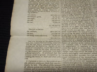 1849-1850 THE SEMI-WEEKLY EAGLE NEWSPAPERS LOT OF 19 - BRATTLEBORO VT- NP 3878D