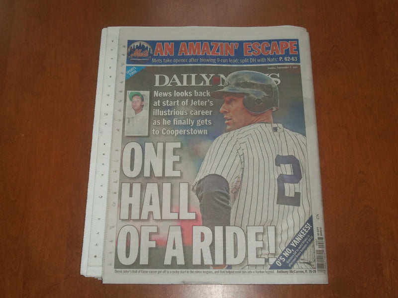 2021 SEPTEMBER 5 NEW YORK DAILY NEWS NEWSPAPER - 20 YEARS LATER, 9/11 ON MINDS