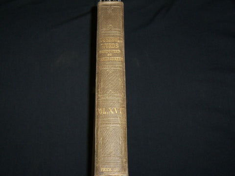 1858 HOUSEHOLD WORDS WEEKLY JOURNAL VOLUME 18 - CHARLES DICKENS - KD 6357
