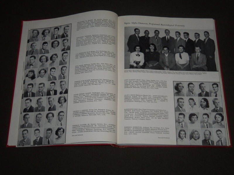 1951 TERRAPIN UNIVERSITY OF MARYLAND COLLEGE YEARBOOK - GREAT PHOTOS - YB 1163
