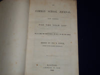 1849 JAN - 1850 DEC THE COMMON SCHOOL JOURNAL VOLUME NO. 11/12 - KD 1832