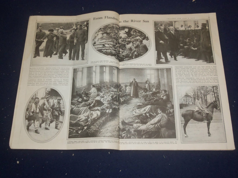 1915 JUNE 5 COLLIER'S MAGAZINE - BRIDAL BLUSH BY WILLIAM OSBORNE - ST 6711