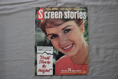 1960 SEPTEMBER SCREEN STORIES MAGAZINE - DEBBIE REYNOLDS COVER - E 19917