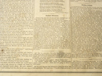 1851 APRIL 5 BOSTON MUSEUM NEWSPAPER - MURDERER'S RETRIBUTION - AMIE - NP 9027