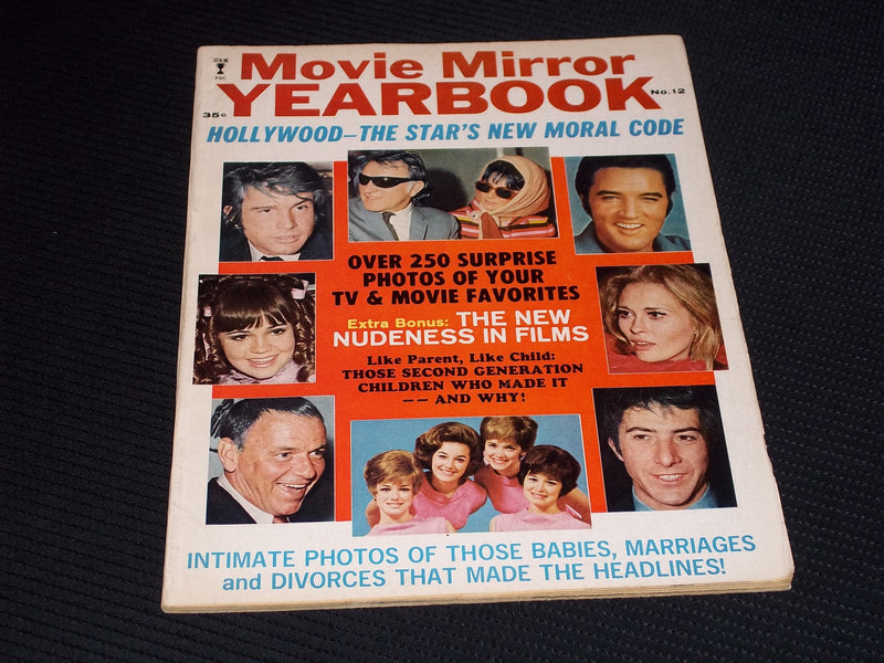 1969 #12 MOVIE MIRROR YEARBOOK MAGAZINE - LIZ & BURTON COVER - E 15612