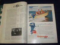 1955 FEBRUARY MOTOR BOATING MAGAZINE - THE YACHTSMEN'S MAGAZINE - B 6617