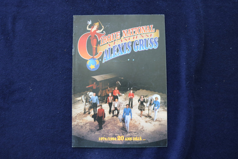 1985-1994 ALEXIS GROSS CIRCUS PROGRAMS - FRENCH - LOT OF 18 - O 3514