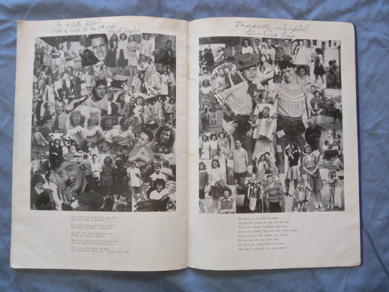 1947 LINDY LORE LINDBERGH JUNIOR HIGH SCHOOL YEARBOOK - LONG BEACH, CA - YB 3380