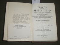 1947 TERRY'S GUIDE TO MEXICO BOOK - NEW STANDARD - NICE FOLD-OUT MAP - KD 4571
