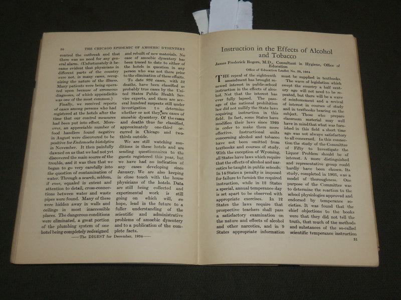 1934 DECEMBER PHYSICAL EDUCATION DIGEST MAGAZINE - HEALTH & RECREATION - J 6137