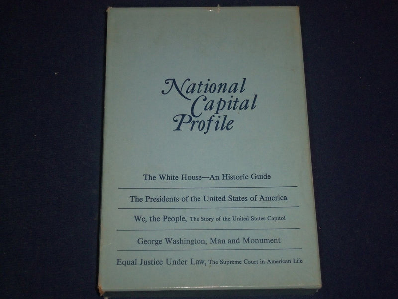 1975 NATIONAL CAPITAL PROFILE BOXED SET 4 BOOKS - WHITE HOUSE - KD 2477