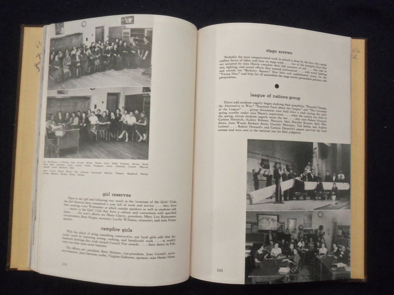 1938 THE BITTER ROOT MISSOULA COUNTY HIGH SCHOOL YEARBOOK-MISSOULA, MO - YB 3326