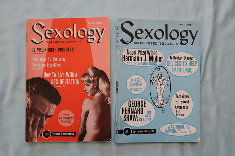 1960-1974 SEXOLOGY ILLUSTRATED MAGAZINE - LOT OF 34 - O 3954