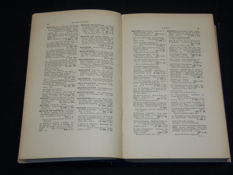 1912 CATALOGUE OF PRINTED MUSIC IN THE BRITISH MUSEUM VOLUME 1 & 2- KD 1399