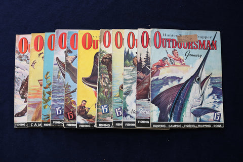 1939 OUTDOORSMAN MAGAZINE - LOT OF 11 - O 3585