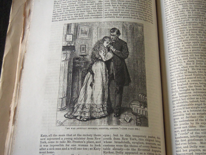 1877 HARPER'S MONTHLY MAGAZINE LOT OF 8 ISSUES - NICE ILLUSTRATIONS- WR 503