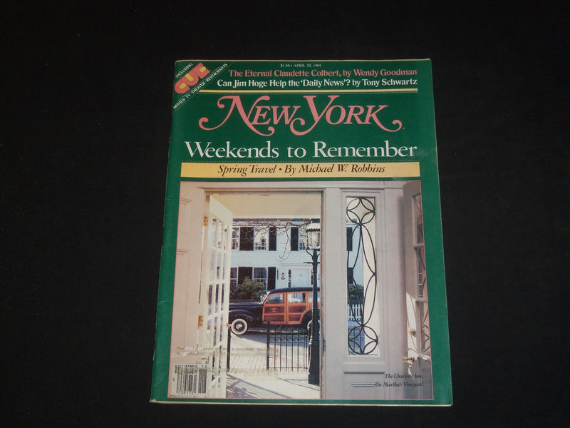 1984 APRIL 30 NEW YORK MAGAZINE - WEEKENDS TO REMEMBER - SP 3969
