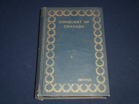 1894 CONQUEST OF GRANADA BY WASHINGTON IRVING BOOK - ILLUSTRATIONS - KD 2919C