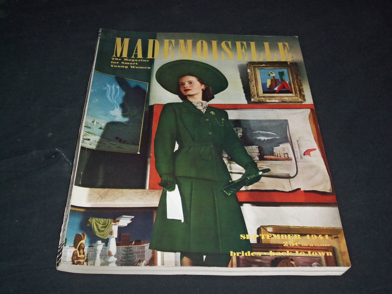 1941 SEPTEMBER MADEMOISELLE MAGAZINE - BRIDES - BACK TO TOWN - SP 6542