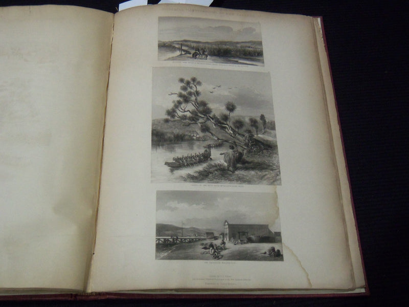 1847 PICTORIAL ILLUSTRATIONS OF NEW ZEALAND VOLUME - S. C. BREES - Z 246