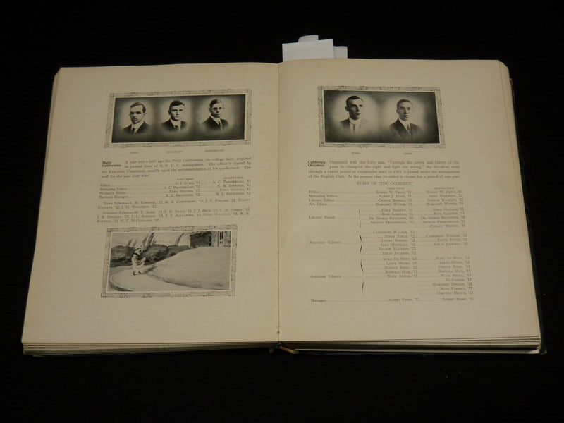 1912 BLUE & GOLD UNIVERSITY OF CALIFORNIA YEARBOOK - NICE PHOTOS - YB 661