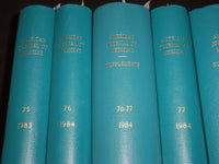1983-1986 AMERICAN JOURNAL OF MEDICINE & SUPPLEMENTS VOLUMES LOT OF 7 - KD 1B