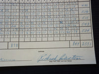 1952-1953 AMERICAN BOWLING CONGRESS SCORE SHEETS LOT OF 2 - MILWAUKEE WI- J 8035